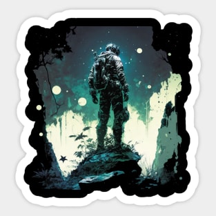 astronaut Sticker